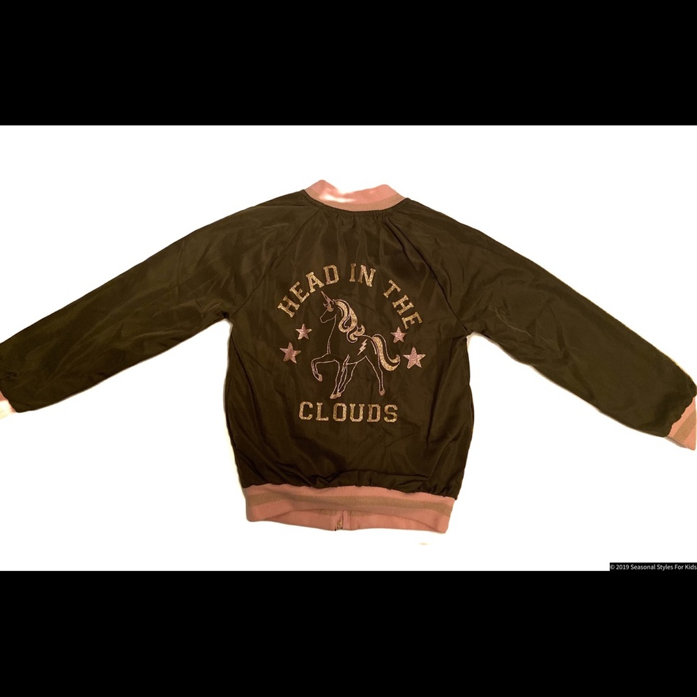 Pink and Green Unicorn Kids Jacket